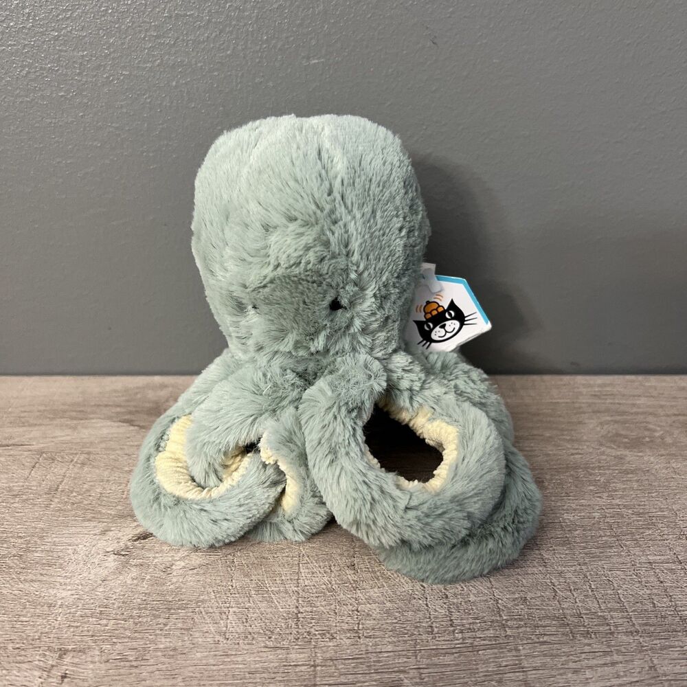Jellycat TINY ODYSSEY OCTOPUS ✨ Soft Plush Toy RETIRED Cute Mini Green Baby NWT
